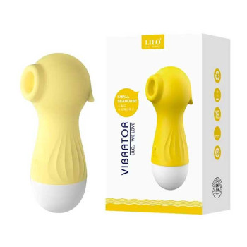 Клиторальный вакуумный вибратор Wo-sex Lilo (вуманайзер) USB - Лимонный – Вибраторы