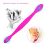 Двусторонний гибкий вибратор Toy Joy Infinity Double Dildo - Розовый – Вибраторы