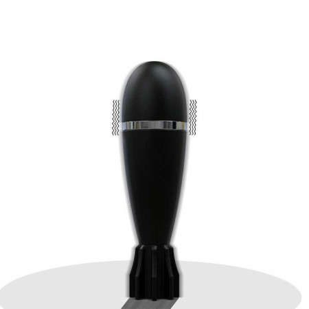 Вібратор "Бомба" USB - Чорний – Вібратори