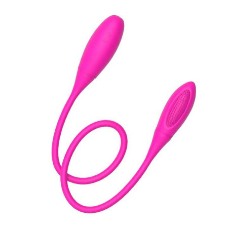 Гибкий двойной вибратор Baile Pretty Love Snaky Vibe USB – Вибраторы