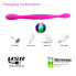 Двусторонний гибкий вибратор Toy Joy Infinity Double Dildo - Розовый – Вибраторы
