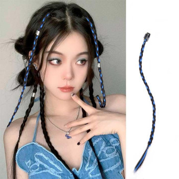 Канекалон тонкі кіски на шпильці 45 см