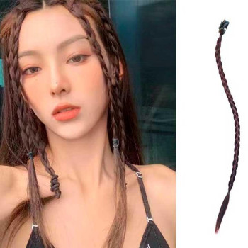 Канекалон тонкі кіски на шпильці 45 см