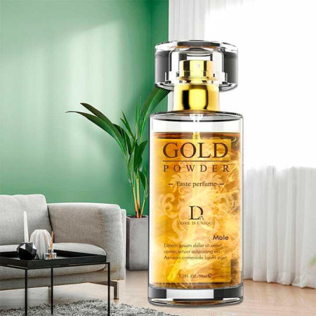 Интимные духи для мужчин "Gold Powder" с феромонами и золотым порошком 50 мл