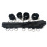 Бандаж Dreamtoys Ремінна система для фіксації до ліжка Blaze Bed Restraint Set – Садо-мазо