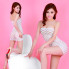 Мини платье в крупную сетку Exotic - Чёрный - XS/S/М– Эротическое бельё