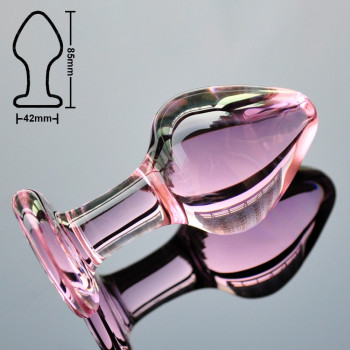 Анальний корок PINK CRYSTAL