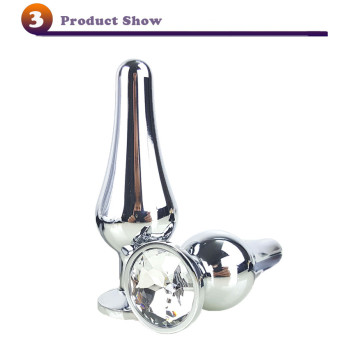 Анальная пробка металл уточка S size + мешочек