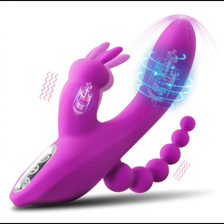 Вибратор Jack Rabbit 3 in 1 USB