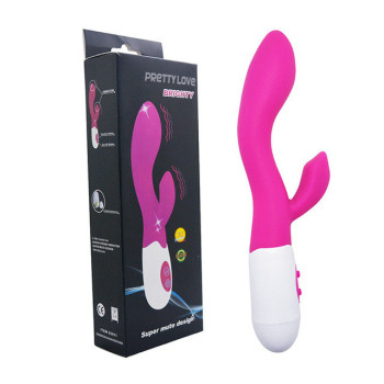 Двойной вибратор Pretty Love гладкий от USB