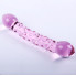 Фалос стеклянный двойной Pink Extasy