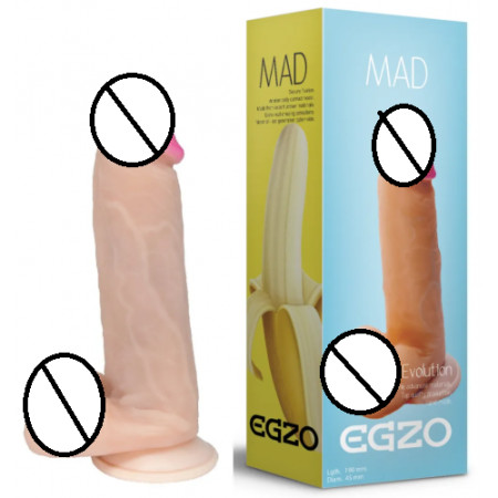 Фаллоимитатор EGZO Ciberskin DS002 ( 19 см х 4,5 см )
