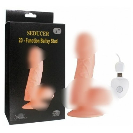 Фалоімітатор з вібрацією USB SEDUCER S size