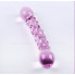 Фалос стеклянный двойной Pink Extasy