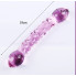 Фалос стеклянный двойной Pink Extasy