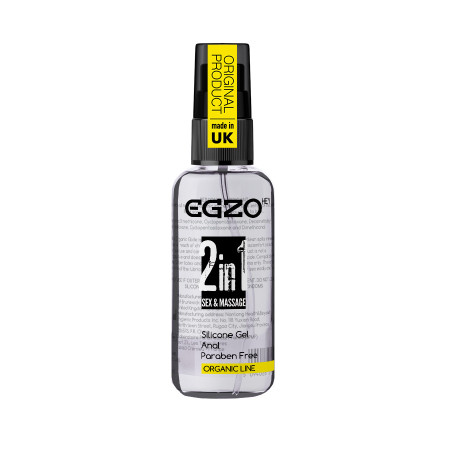Анальний силіконовий органічний лубрикант EGZO "HEY 2in1", 50 ml