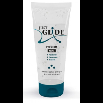 Веганське анальне мастило на силіконовій основі - Just Glide Premium Anal, 200 ml