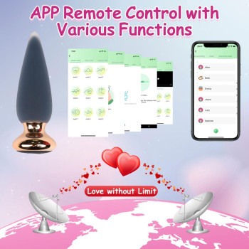 Анальна Інтерактивна Блютус Пробка I-moon Iceberg 12(10)х3.5см з пультом дистанційного керування (відеоогляд)