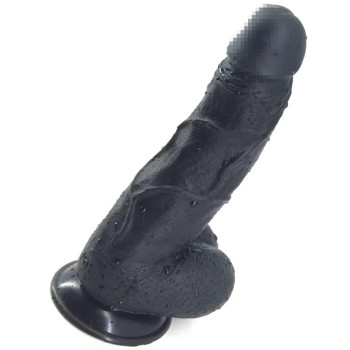Великий Реалістичний Фалоімітатор 24(18)х5.6см FAAK 006 чорний (відео огляд)